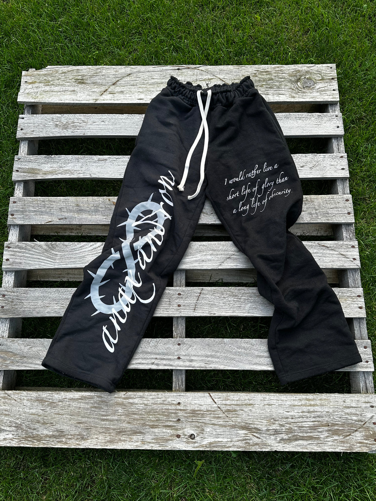 AnaxAndron Signature Pants Black/White