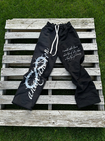 AnaxAndron Signature Pants Black/White